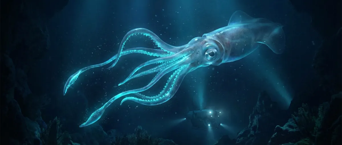 巨型透明乌贼深海影像 - 海角吃瓜